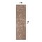 World Rug Gallery Contemporary Palm Leaf Textured Flat Weave Indoor/Outdoor Area Rug 2' x 7' Brown 118BROWN2X7 - alternate 7
